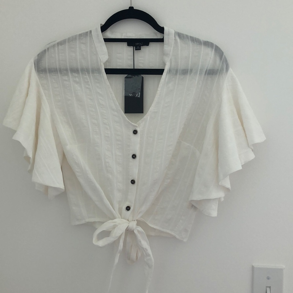 White Crop Top